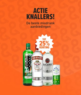 Actieknallers! De beste mixdrank aanbiedingen tot 25% korting